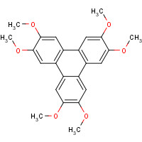 808-57-1 2,3,6,7,10,11-HEXAMETHOXYTRIPHENYLENE chemical structure