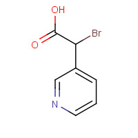 1205556-96-2 alpha-Bromo-3-pyridineaceticacid chemical structure