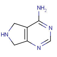 1854-42-8 4-Amino-6,7-dihydro-5H-pyrrolo[3,4-d]pyrimidine chemical structure