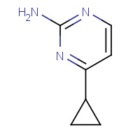 21573-15-9 2-Pyrimidinamine,4-cyclopropyl-(9CI) chemical structure