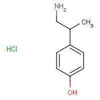 13238-99-8 4-(1-aminopropan-2-yl)phenol HCl salt chemical structure