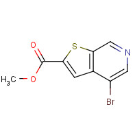 145325-40-2 4-BROMOTHIENO[2,3-C]PYRIDINE-2-CARBOXYLIC ACID METHYL ESTER chemical structure