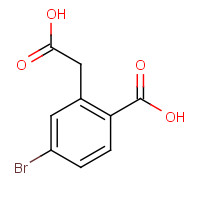 943749-63-1 4-BROMO-2-(CARBOXYMETHYL)BENZOIC ACID chemical structure