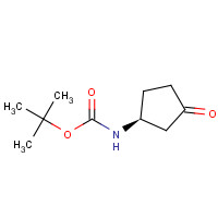167298-40-0 Carbamic acid,[(1S)-3-oxocyclopentyl]-,1,1-dimethylethyl ester (9CI) chemical structure
