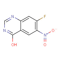 162012-69-3 7-Fluoro-6-nitro-4-hydroxyquinazoline chemical structure