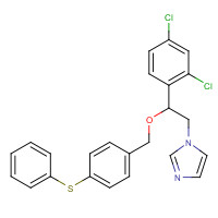 72479-26-6 1-[2-(2,4-Dichlorophenyl)-2-[[4-(phenylthio)phenyl]methoxy]ethyl]-1H-imidazole chemical structure