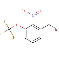 1258547-44-2 1-(Bromomethyl)-2-nitro-3-(trifluoromethoxy)benzene chemical structure