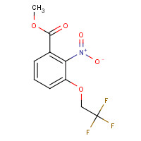 1258546-65-4 Methyl 2-nitro-3-(2,2,2-trifluoroethoxy)benzoate chemical structure