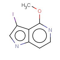 1000341-25-2 3-IODO-4-METHOXY-5-AZAINDOLE chemical structure