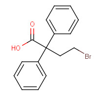 37742-12-4 4-bromo-2,2-diphenylbutanoic acid chemical structure