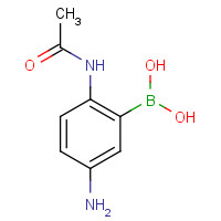 136237-84-8 2-Acetamido-5-aminophenylboronic Acid chemical structure