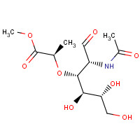 99689-20-0 2-Acetamido-3-O-(D-1-carboxyethyl)-2-deoxy-2-D-glucose Methyl Ester chemical structure