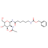 56146-89-5 2-Acetamido-2-deoxy-N-[N-(benzyloxycarbonyl)-ε-aminocaproyl]-b-D-glucopyranosylamine chemical structure