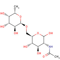 33639-80-4 2-Acetamido-2-deoxy-6-O-(a-L-fucopyranosyl)-D-glucopyranose chemical structure