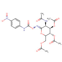 351421-19-7 O-(2-Acetamido-2-deoxy-3,4,6-tri-o-acetyl-D-glucopyranosylidene)amino N-(4-nitrophenyl)carbamate chemical structure