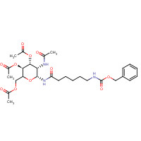 56146-88-4 2-Acetamido-2-deoxy-3,4,6-tri-O-acetyl-N[N-(benzyloxycarbonyl)-ε-aminocaproyl]-b-D-glucopyranosylamine chemical structure