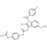 261766-23-8 N-(4-Acetamidophenyl)indomethacin Amide chemical structure