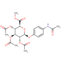 30824-21-6 4-Acetamidophenyl-triacetyl-b-D-glucuronic Acid Methyl Ester chemical structure
