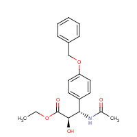 382596-25-0 (aR,bS)-b-(Acetylamino)-a-hydroxy-4-(phenylmethoxy)-benzenepropanoic Acid Ethyl Ester chemical structure
