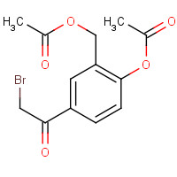 24085-07-2 4-Acetoxy-3-acetoxymethyl-a-bromoacetophenone chemical structure