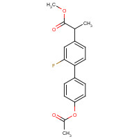 215175-84-1 2-(4'-Acetoxy-2-fluoro-biphenyl-4-yl)-propionic Acid Methyl Ester chemical structure