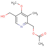 120003-77-2 2-Acetoxymethyl-5-hydroxymethyl-4-methoxy-3-methylpyridine chemical structure