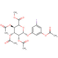 490028-21-2 3-(Acetyloxy)-5-iodophenol-2',3',4'-tri-O-acetyl-b-D-glucuronide Methyl Ester chemical structure