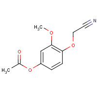 887352-07-0 2-(4-Acetoxy-2-methoxyphenoxy)-acetonitrile chemical structure