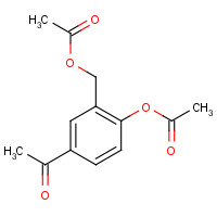 24085-06-1 3-Acetoxymethyl-4-acetoxyacetophenone chemical structure