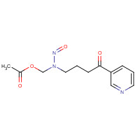 127686-49-1 4-(Acetoxymethyl)nitrosamino]-1-(3-pyridyl)-1-butanone chemical structure