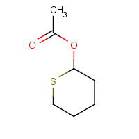 14711-62-7 Acetic Acid Tetrahydro-2H-thiopyran-2-yl Ester chemical structure