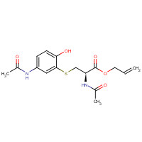 1331889-45-2 N-Acetyl-S-[3-acetamino-6-hydroxphenyl]cysteine-d5 Allyl Ester (Major) chemical structure