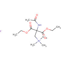 7689-61-4 (2-Acetamido-2,2-dicarboxyethyl)trimethylammonium Iodide Diethyl Ester chemical structure