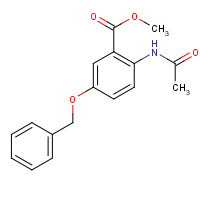 340291-79-4 2-(Acetylamino)-5-(phenylmethoxy)-benzoic Acid Methyl Ester chemical structure
