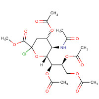 67670-69-3 N-Acetyl-2-chloro-2-deoxyneuraminic Acid Methyl Ester 4,7,8,9-Tetraacetate chemical structure