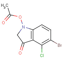 116270-39-4 1-Acetyl-5-bromo-4-chloro-pseudoindoxyl chemical structure