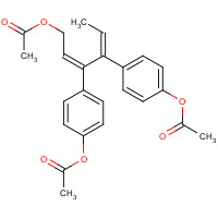 70101-24-5 1-O-Acetyl-3,4-bis-(4-acetoxyphenyl)-hexa-2,4-dien-1-ol chemical structure