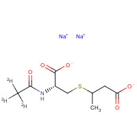 1356933-73-7 N-Acetyl-S-(3-carboxy-2-propyl)-L-cysteine-d3 Disodium Salt chemical structure