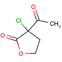 2986-00-7 3-Acetyl-3-chlorodihydrofuranone chemical structure