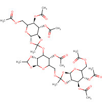 230963-27-6 4-O-Acetyl-3,6-di-O-(3,4,6-tri-O-acetyl-b-D-mannopyranosyl-ethylidyne)-1,2-O-ethylidene-b-D-mannopyranose chemical structure