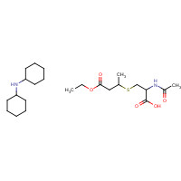 33297-48-2 N-Acetyl-S-(2-ethoxycarbonylethyl-1-methyl)-L-cysteine,Dicyclohexylammonium Salt chemical structure