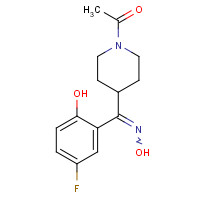 84162-97-0 (E)-1-Acetyl-a-(5-fluoro-2-hydroxyphenyl)-N-hydroxy-4-piperidinemethanimine chemical structure