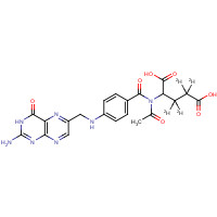 461426-36-8 N-Acetyl Folic Acid-d4 chemical structure