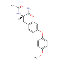 59302-20-4 N-Acetyl-3-iodo-4-(4-methoxyphenoxy)-L-phenylalanine Amide chemical structure