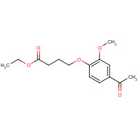174884-21-0 4-(4-Acetyl-2-methoxyphenoxy)-butanoic Acid Ethyl Ester chemical structure