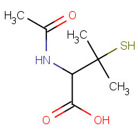 15537-71-0 N-Acetyl-D-penicillamine chemical structure