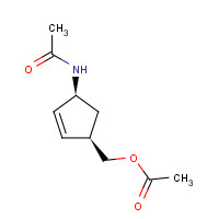 61865-50-7 (1R,4S)-rel-N-[4-[(Acetyloxy)methyl]-2-cyclopenten-1-yl]acetamide chemical structure