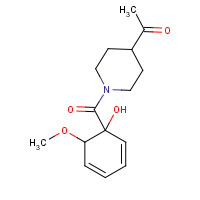 64671-18-7 4-(N-Acetyl)piperidinyl 2-(5-Methoxy)phenol Ketone chemical structure