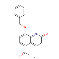 93609-84-8 5-Acetyl-8-(phenylmethoxy)-2-quinolinone chemical structure