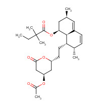 145576-25-6 4'-Acetyl Simvastatin chemical structure